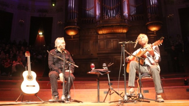 Músicos brasileños Gil y Caetano conmemoram 50 años de carrera y amistad en Amsterdam. Sandro Fernandes/ Opera Mundi