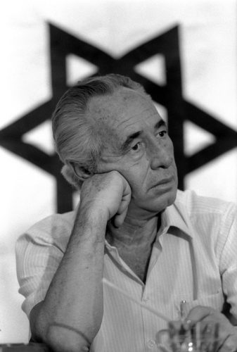 Shimon Peres, julio de 1986. REUTERS/Nati Harnik/GPO