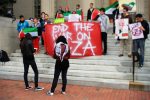 Manifestación de Students for Justice in Palestine en UNC-Chapel Hill, EE.UU., 24/12/2012.&nbsp;(Facebook).